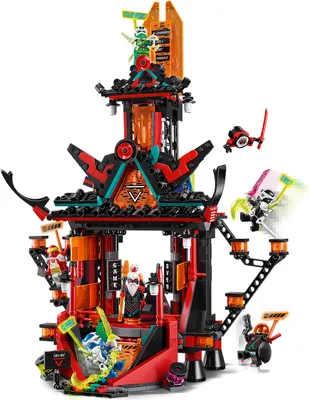 Produktbild von LEGO 71712 NINJAGO Empire Tempel des Unsinns, Bauset mit 6 Minifiguren, Ninja Spielzeug für Kinder