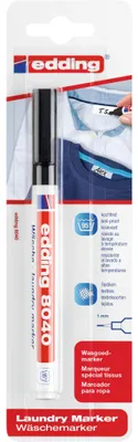 Productafbeelding van edding 8040 wasmarker, zwart (verpakking met 1 stuk)