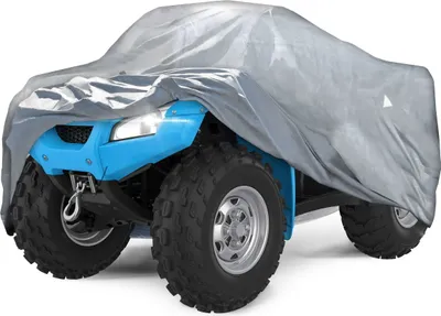 Produktbild von WALSER Abdeckplane Quad All Weather, Quad Abdeckplane wasserdicht, Quad Garage, Quad Zubehör, UV-beständige Quad Abdeckplane auch für E Quad, Quad Plane, wetterfeste Abdeckung Plane silber S