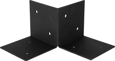 Produktbild von Pergola Bodenelement Schwarz für 12 x 12 cm Pfosten - Pro Stück