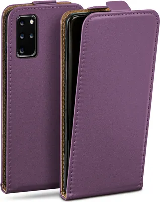 Produktbild von moex® Flip Case kompatibel mit Samsung Galaxy S20 Plus / 5G - Hülle mit 360 Grad Schutz, Lila