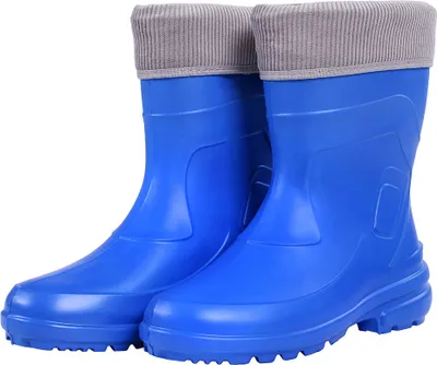 Produktbild von Lemigo leichte Damen Gummistiefel gefüttert "Jessy" Blau 37