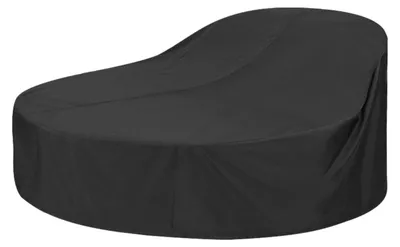 Obrázok produktu pre Poťah na záhradný nábytok, kruhový, 224x216x89/41 cm, 420D Oxford, čierna farba