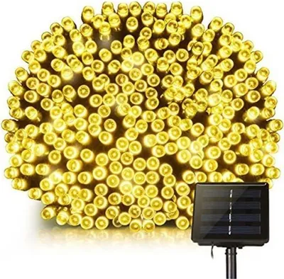 Produktbild von Solar Lichterkette, YOGY WARM, 400 LED Warmweiß, 3,3 m, 8 Modi