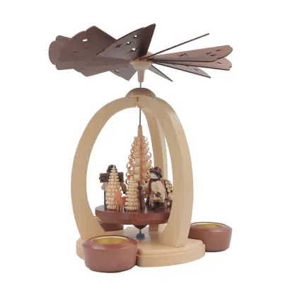 Produktbild von Legler - Tisch-,Teelicht-, Kerzen Pyramide Waldleute Höhe 30cm - Echt Erzgebirge