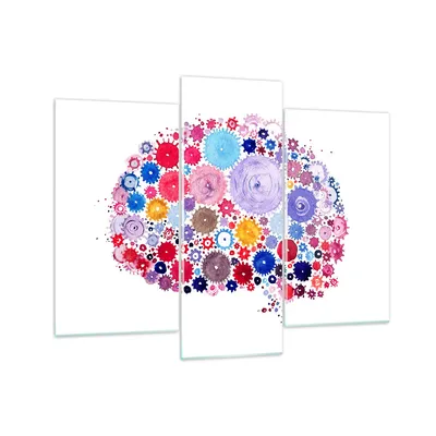 Produktbild von Bilder auf glas - Gehirn Innovation Inspiration - 130x100cm - Glasbilder - Wandbilder - Kunstdruck - zum Aufhängen bereit - Wanddekoration aus Glas - Glas Bilder - Wandbild auf Glas - GCB130x100-2977