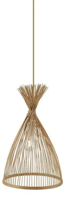 Immagine prodotto di Lampada a sospensione ACA 1xE27 in bambù D30xH154 cm SERIFOS TF661P30BO