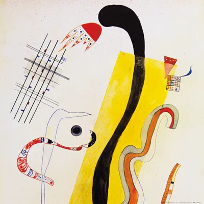 Zdjęcie produktu dla Obraz drukowany Wassily Kandinsky - Crawling, 1934 (70 x 70 cm)