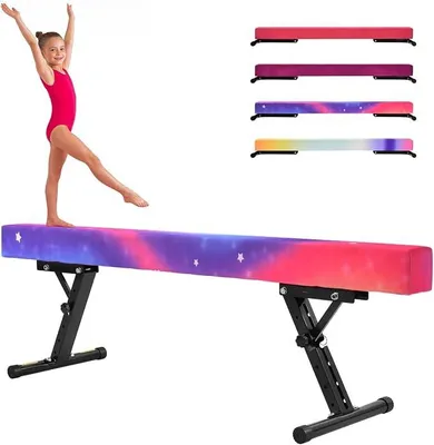 Imagen del producto de Barra de gimnasia con altura ajustable, 180 cm, con 5 niveles de ajuste de altura, de 17 a 56 cm