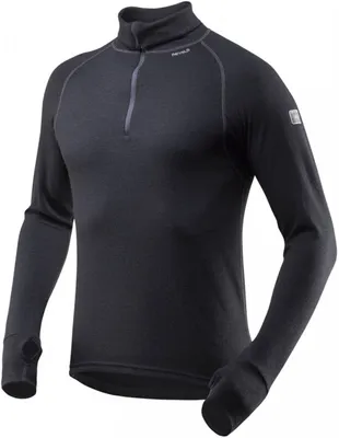 Produktbild von Devold Expedition Man Zip Neck Farbe: schwarz / Größe: XL