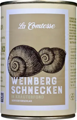 Produktbild von La Comtesse Weinbergschnecken ca.5Dtz