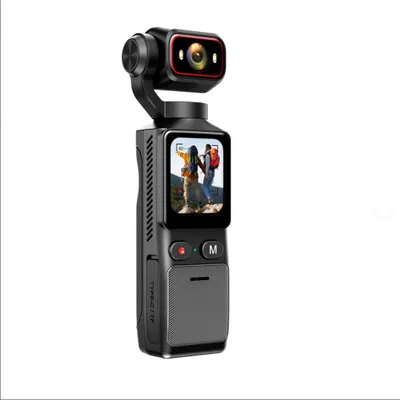 Produktbild von 4K Ultra HD Mini ActionkameraTaschenkamera mit Bildstabilisierung Handheld Vlog Camcorder ideal für Aufnahmen im Freien