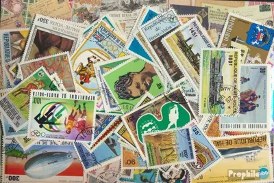 Produktbild von Briefmarken Obervolta 500 verschiedene Marken