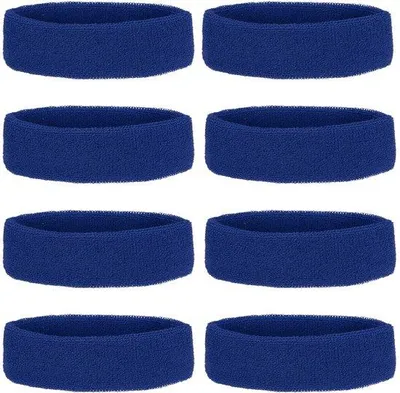 Produktbild von Sport- und Fitness-Handgelenkbänder – 8 Stück, blau