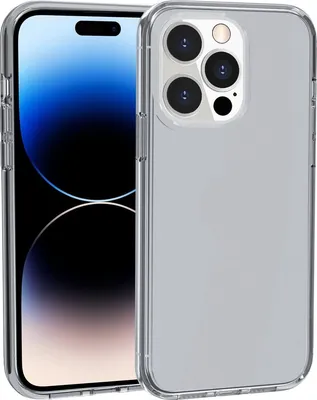 Produktbild von Mobigear Crystal iPhone 14 Pro Hülle Hardcase Backcover - Grau