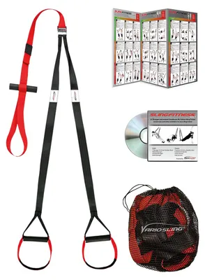Productafbeelding van Suspension Trainer Set met deuranker en oefenposter voor thuistraining
