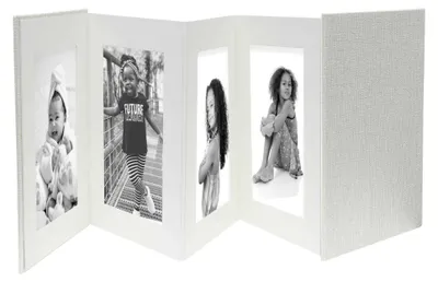Image de Deknudt Leporello gris 8x13x18 toile, 8 images A66DC7 8PH