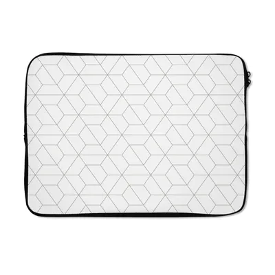 Produktbild von MuchoWow® Laptop Hülle 13 Zoll Geometrie - Linie - Muster Laptoptasche - Laptophülle - Sleeve - Rundumschutz