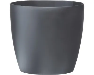 Zdjęcie produktu dla elho brussels round 25cm, Sadzarka w doniczce, Wolnostojący, Polipropylen (PP), Antracyt, Okrągły, Wewnętrzna