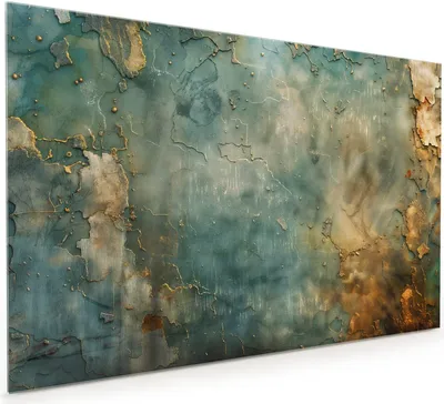 Produktbild von Küchenrückwand Spritzschutz Glas mit Motiv Gealterte Wand 40 x 40 cm