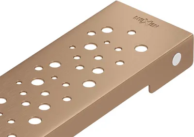 Zdjęcie produktu dla Mexen Flat M12 maskownica do odpływu liniowego 80 cm, miedź szczotkowana - 1C21080