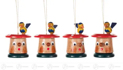 Produktbild von Behang Pilz mit Vogel (4)    NEU