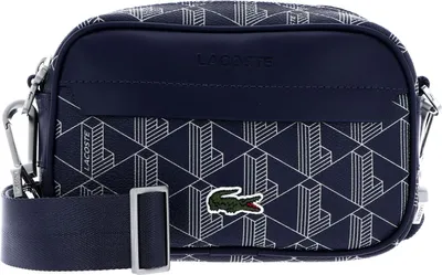 Immagine prodotto di LACOSTE borsa a tracolla The Blend Seasonal Reporter Bag Mono Marine 166 Laponie blu scuro
