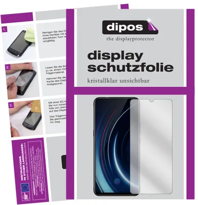 Produktbild von 6x Schutzfolie für Vivo IQOO klar Displayschutzfolie Folie Display Schutz dipos