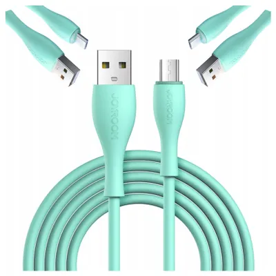 Immagine prodotto di Cavo dati Kabel Joyroom Bowling S-2030M8 Usb-A / Micro Usb 3A 2M - Zielony