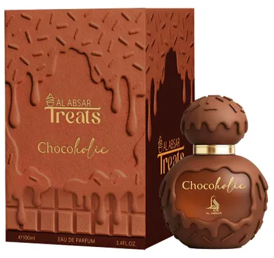 Produktbild von Al Absar Treats Chocoholic Eau de Parfum Unisex 100 ml Kakao Vanille Schokolade Gourmand