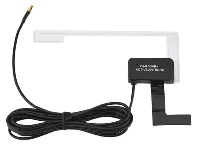 DAB-Antenne mit MCX-Stecker für Autoradio, Glasbefestigung