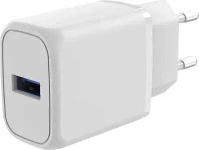 Produktbild von Wandladegerät USB-A QC 3.0, 18 W, 3 A - Weiß