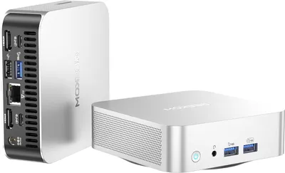 Image de Mini PC – Ordinateur de bureau compact équipé d'un processeur Ryzen 5 et de 16 Go de RAM