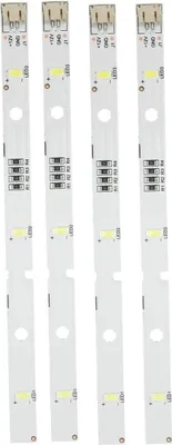 Produktbild von LED Streifen für Kühlschrank – 3 Stück LED-Lichtleisten für RONGSHENG/HISENSE-Kühlschränke, Ersatz-Kühlschranklampen, Ausreichende Beleuchtung für Lebensmittel