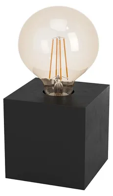 Immagine prodotto di Lampada Da Scrivania Contemporanea Prestwick 2 1 Luce Legno Nero