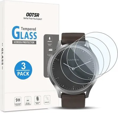 Productafbeelding van 3 Pack Screen Protector voor Vivomove HR - Volledige Dekking, Geharde Glas Beschermer - Antikras