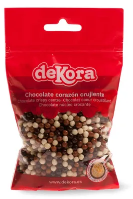 Produktbild von Dekora - Knusprige Mini Schokokugeln Tortendeko Streusel - Schokoperlen für Tort