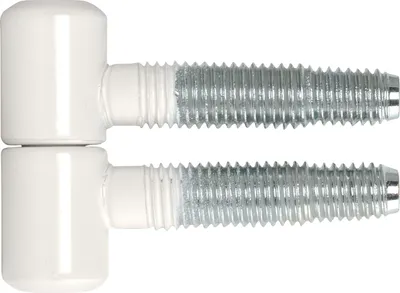 Produktbild von SFS Einbohrband Türband 3-fach ø 13 mm mit Zylinderkopf, Stahl weiß lackiert