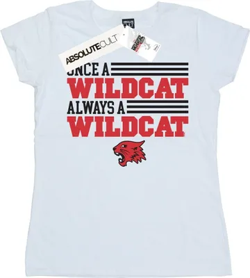 Produktbild von Disney - "High School Musical The Musical Once A Wildcat" T-Shirt für Damen BI24370 (M) (Weiß)