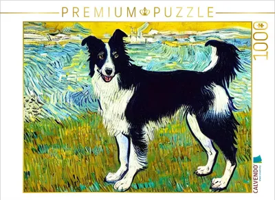 Produktbild von CALVENDO Puzzle Border Collie | 1000 Teile Lege-Größe 64x48cm Foto-Puzzle für glückliche Stunden
