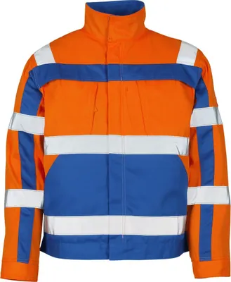 Produktbild von Mascot SAFE COMPETE Warnschutzjacke Cameta Gr. L orange/kornblau