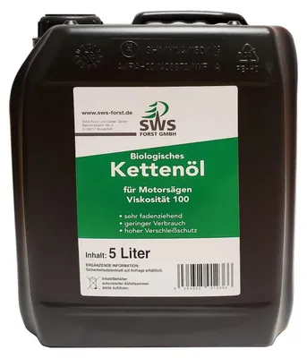 Produktbild von Biologisches Kettenöl Sägekettenöl 100 5 Liter Kanister