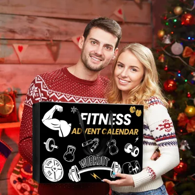 Produktbild von Adventskalender Fitness 2025 - 24 Überraschungen für Fitnessliebhaber