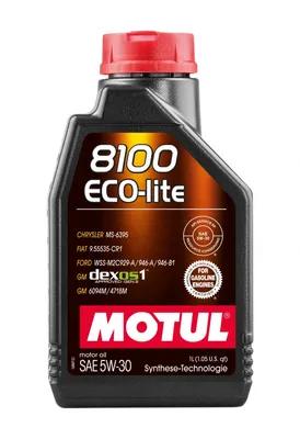 Produktbild von Motoröl MOTUL 8100 ECO-LITE 5W-30 1 Liter