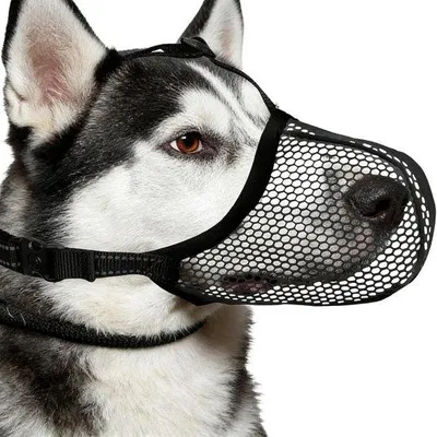 Produktbild von Famanu Hundemaulkorb - Komfortabel und sicher - Größe L - Schwarz