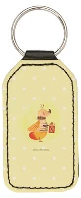 Produktbild von Mr. & Mrs. Panda Schlüsselanhänger Glühwürmchen - Gelb Pastell - Geschenk, Leuchten, schlüssel anhänger, Lieblingsmensch, schlüsselbund, Lustige Sprüche, Liebe, Glühwurm