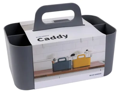 Zdjęcie produktu dla Pojemnik organizer - Stohowalny - Na kółkach - 25 x 15,5 x 27 cm - Szary