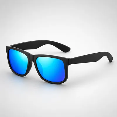 Produktbild von Polarisierte Sonnenbrille für Damen & Herren mit UV400-Schutz, verspiegelt – Blau