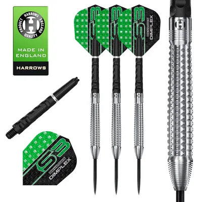 Obrázek produktu pro Sada šipek "Tapered Darts I": Profesionální šipky, 90 % wolfram, ocelová špička, váhy 22 g, 23 g, 24 g a 26 g, určené pro hru "Darts"
