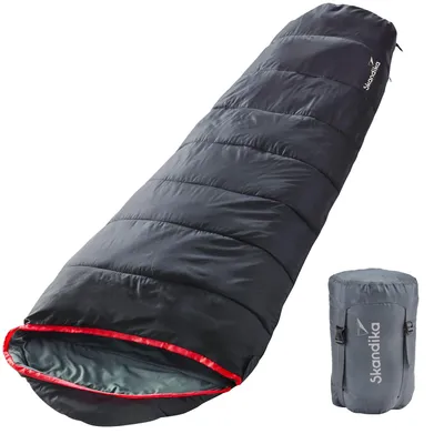 Produktbild von Skandika Erwachsene Schlafsack Alaska (RV Links), Schwarz, M